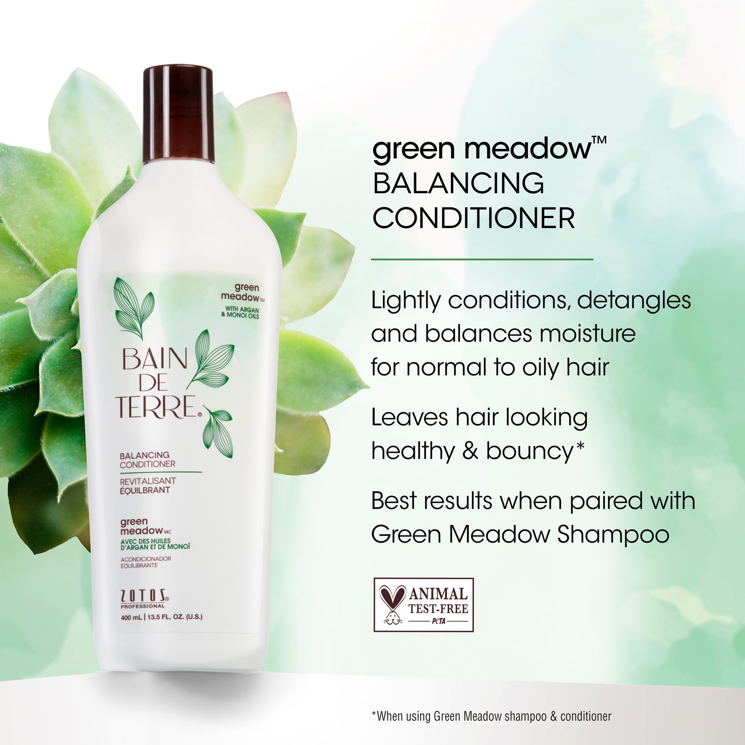 Bain de Terre® Balancing Conditioner, Green Meadow