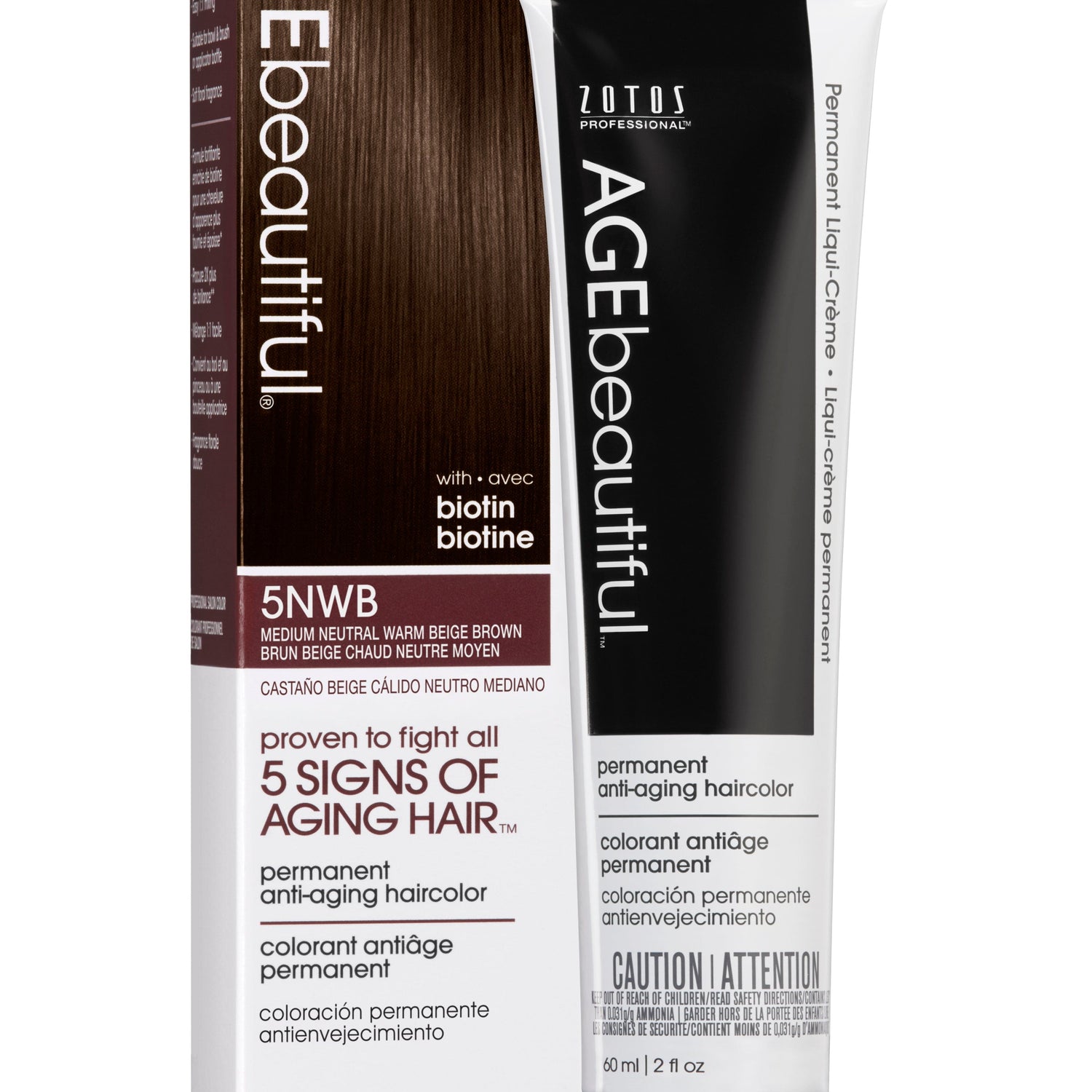 AGEbeautiful® Anti-Aging 100% Gray Coverage Liqui-Crème - NWB