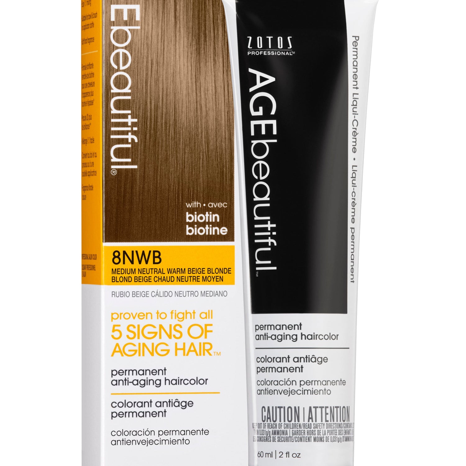 AGEbeautiful® Anti-Aging 100% Gray Coverage Liqui-Crème - NWB