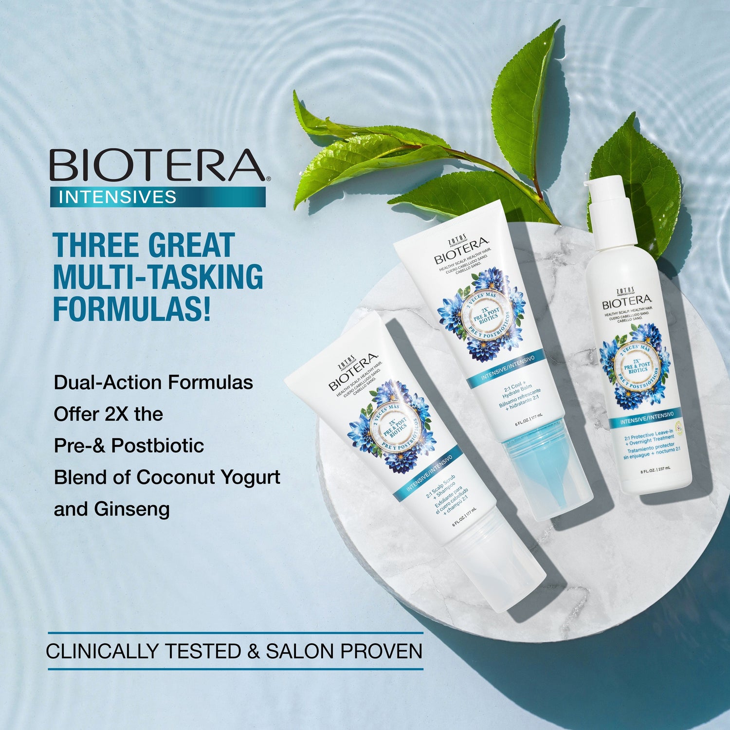 Biotera® Intensives 2:1 Protective Leave-In + Overnight Treatment