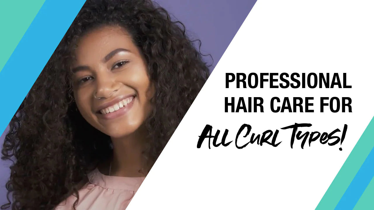 professional hair care for all curl types video