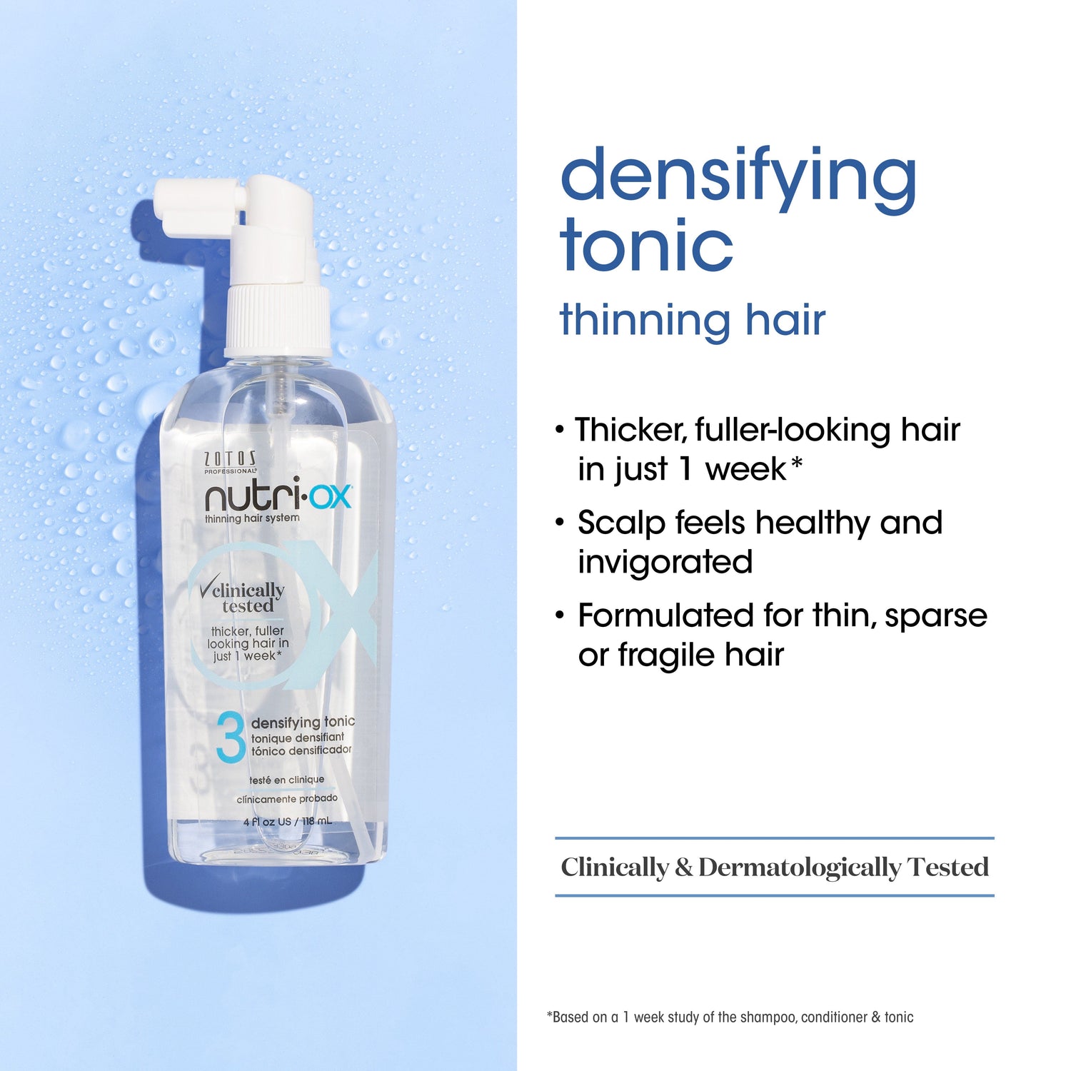 Nutri-Ox® Densifying Tonic - Thinning Hair (30 Day Supply)